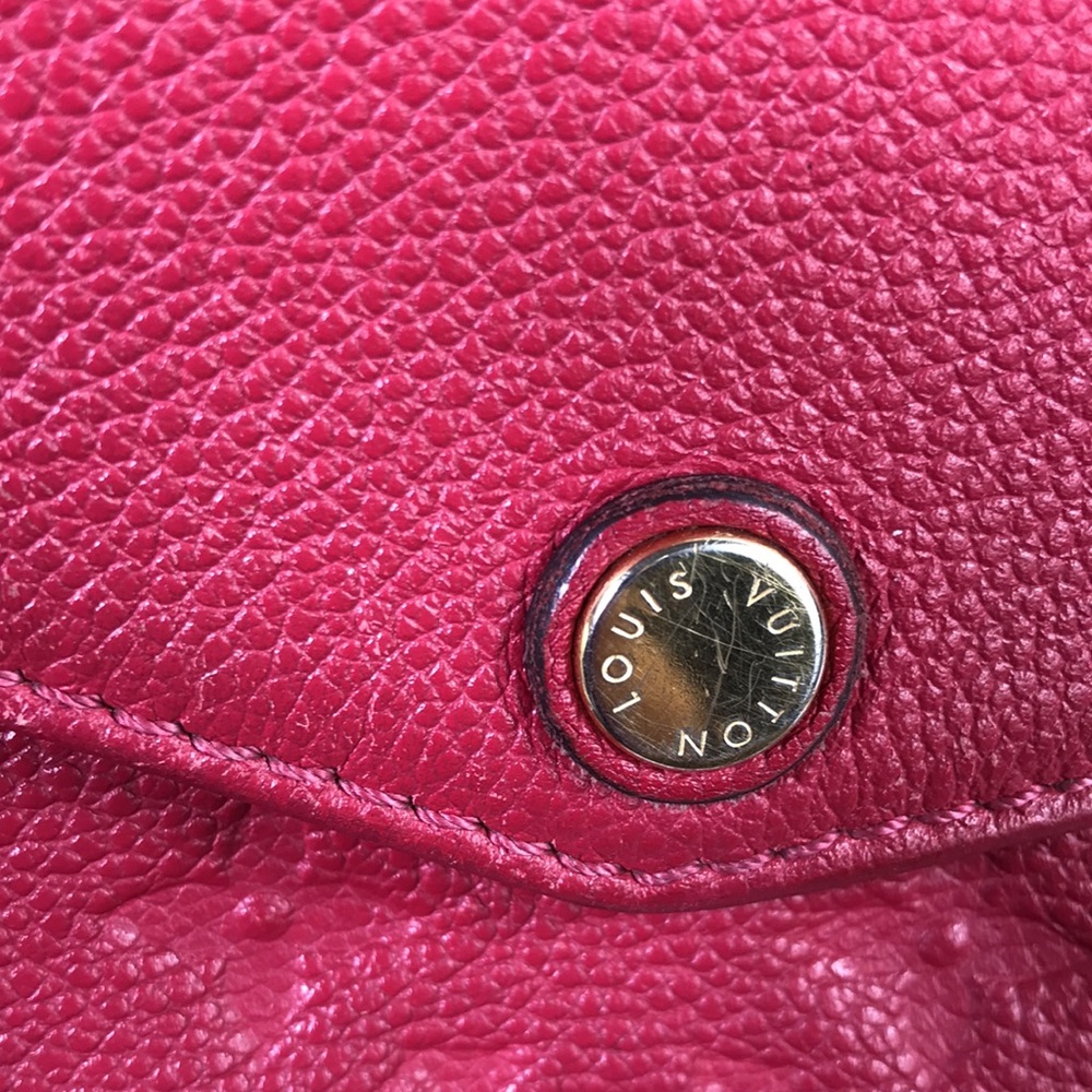 💕 RARE 💕 LOUIS VUITTON LEATHER PINK CROSSBODY TWICE - Picture 13 of 16